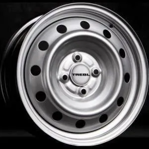 Диск Стальной TREBL мод.53A43C_P (палета) D14*5.5 PCD 4*100 ET43 DIA60.1  Silver  