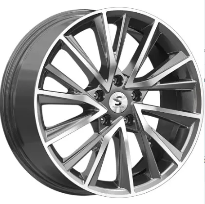 Диск Литой K&K мод.KP010 18х7.5 PCD 5х108 ET36 DIA65.1  Diamond gloss graphite  