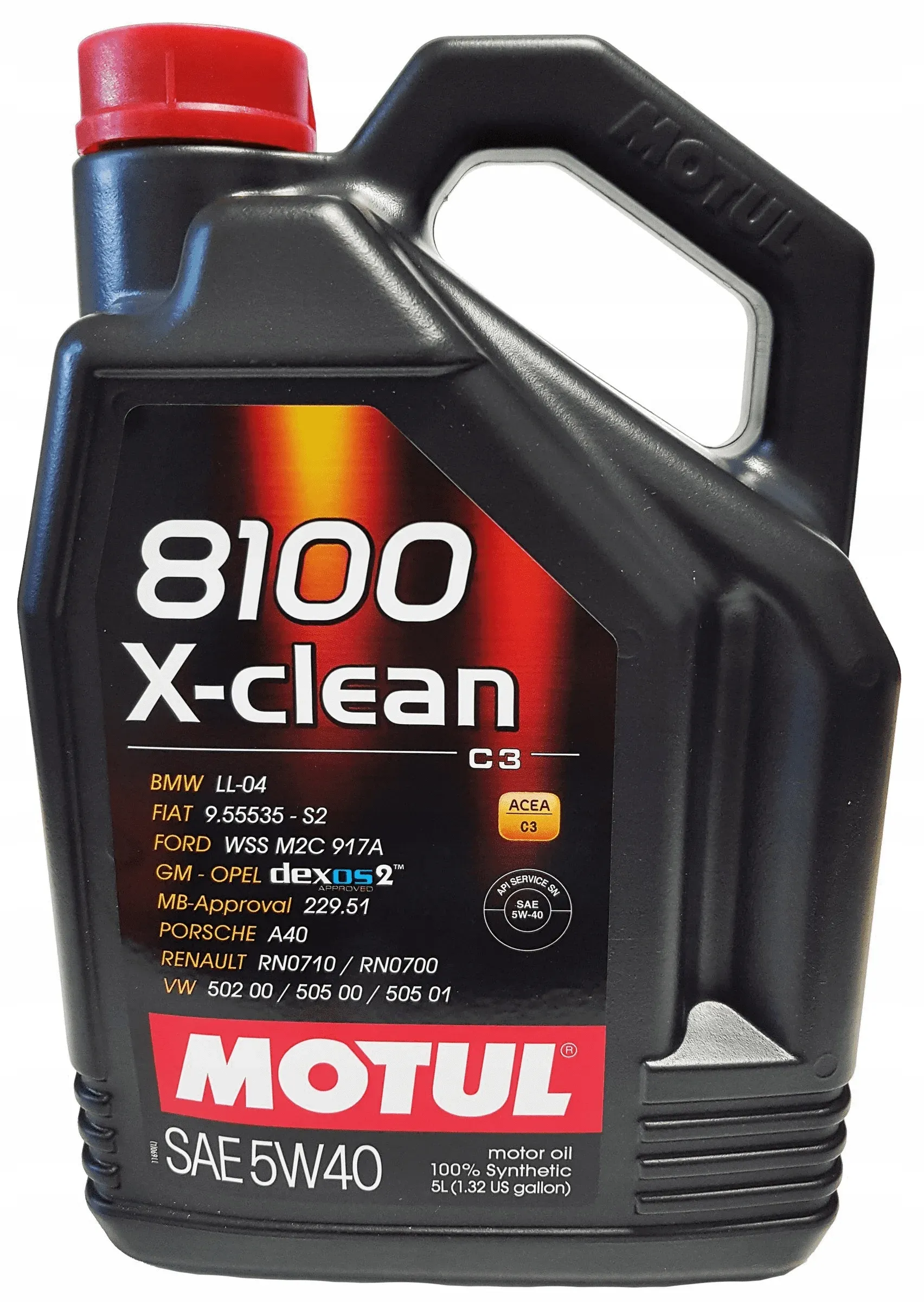Масло Моторное Синтетическое Motul 5W40 C3 4л 8100 X-CLEAN GEN2 арт.112119