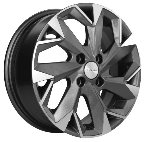 Диск Литой Khomen Wheels мод.KHW1402 14х5.5 PCD 4х100 ET38 DIA67.1  Gray-FP  