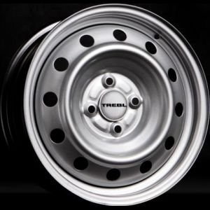 Диск Стальной TREBL мод.X40915 15х6 PCD 4х100 ET40 DIA60.1  Silver  